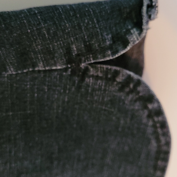 Tattoo Dark Blue Stretch Denim Mini Skirt 5 - Picture 3 of 6